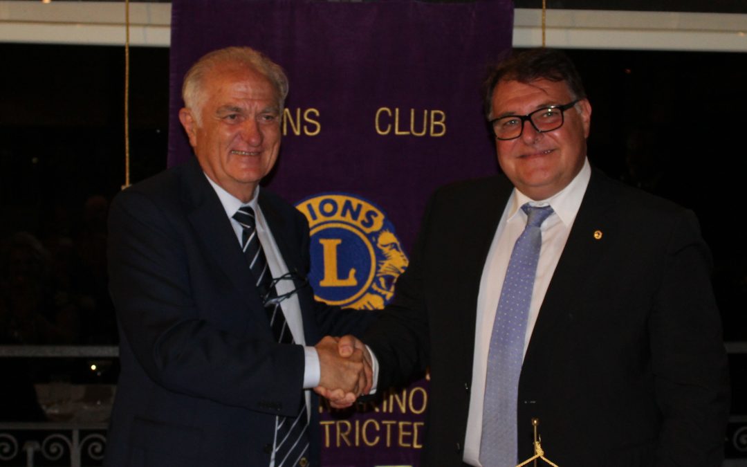 Pietro Falcioni Presidente del Lions Club San Marino Undistricted